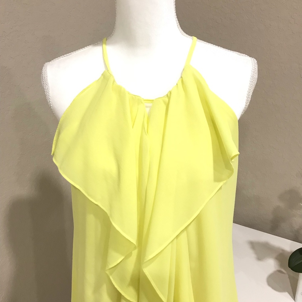 Yellow Ruffle Dress - Picture 4 of 4